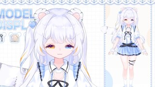 [live2D model display] I am a cute little white tiger! Meow? How could it be a cheese snow leopard!