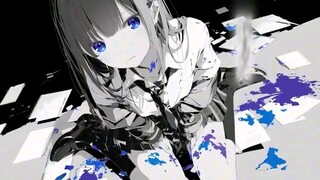 「blur.ink」Official Lyric Video｜Refrain Girl - AIris New song _4K ボカロ風アニメMV
