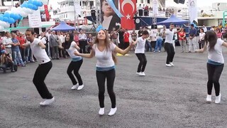Beautiful Turkish Girls Dance in festival 2000
