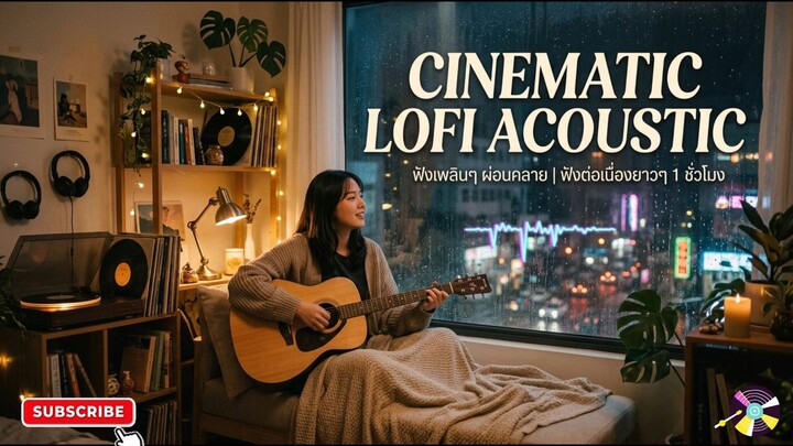 Acoustic Guitar Lofi ฟังเพราะๆ ฟังเพลินๆ ต่อเนื่อง ความยาว 1 ชั่วโมง