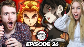 MUZAN SLAUGHTERS THE KIZUKI!! MUGEN TRAIN MISSION! | Demon Slayer: Kimetsu no Yaiba Ep. 26 REACTION