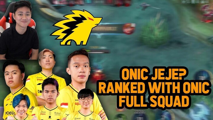 MAIN SAMA ONIC FULL ROSTER SEASON 10 ! ONIC JEJE IS REAL - Mobile Legends