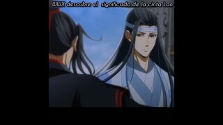 Wei Ying se da cuenta del significado de la cinta Lan😱💕