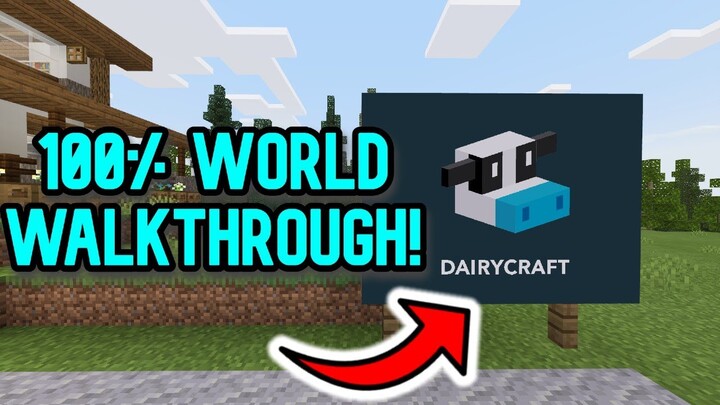 Minecraft Dairycraft Marketplace Map - 100% Walkthrough