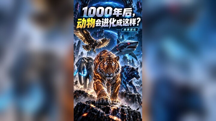 如果动物生活在未来世界，会是什么样？🐺🦁🦅✨