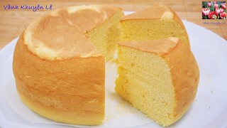 BÁNH BÔNG LAN nướng NỒI CƠM ĐIỆN - Spong cake in Rice cooker by Vanh Khuyen