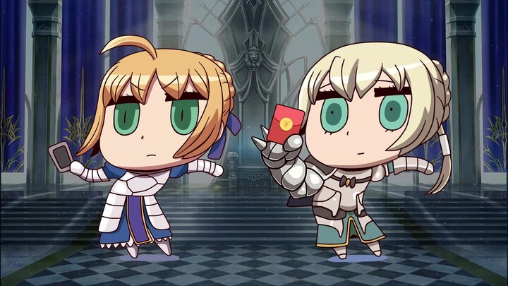 ท่าเต้นของกระบี่ Arturia และ Bedivere ขอให้ทุกคนมีความสุขในปีใหม่