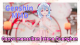 [Genshin, MMD] Ganyu menarikan "Istana Guanghan"