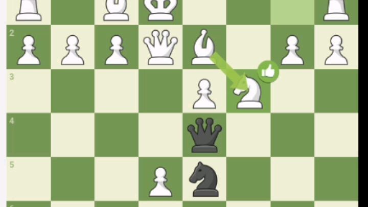 chess match with one brilliant move.