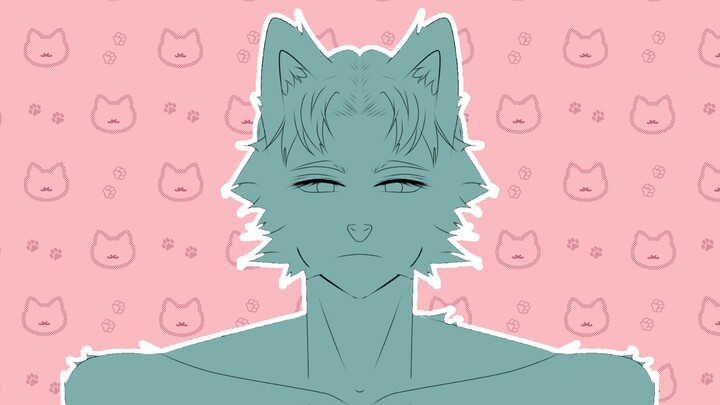 mencoba untuk menggambar furry  🐺 (part 1 gambar)