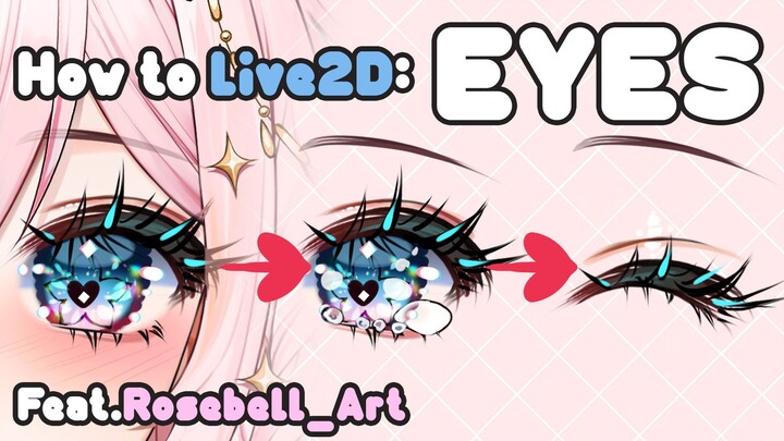 【Live2D】How to Live2D: Eyes  #VD0official #live2D #vtuber #singaporevtuber