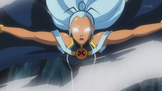 Storm - All Powers & Fights Scenes | X-Men (Anime: - Marvel's Midnight Suns)