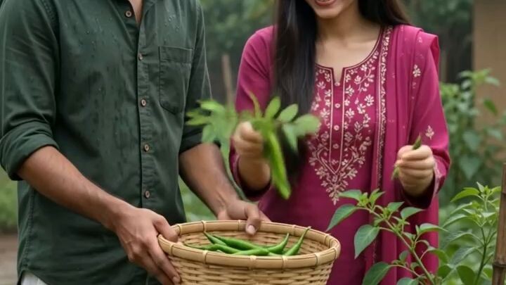 Rain Day cute couple romantic love story