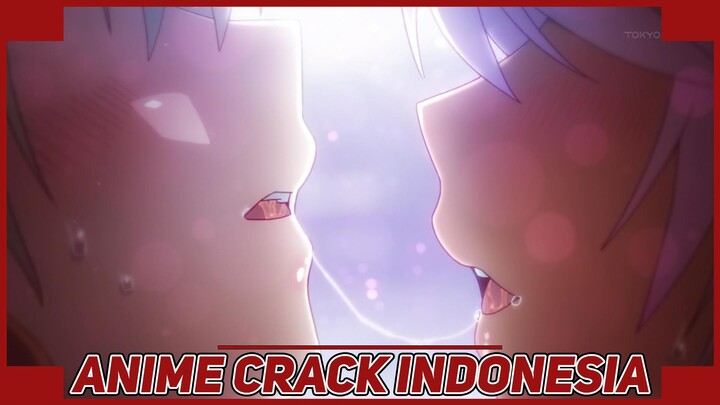 Air Liur nya berceceran kemana-mana