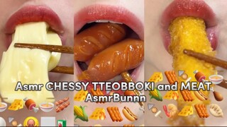Asmr CHESSY TTEOBBOKI and MEAT - AsmrBunn