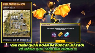 Free Fire| Garena Đã mở đại chiến quân đoàn - Vỡ mộngquà 1000 kim cương rồi !!!