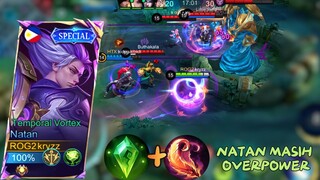 Natan Masih Over Power !!! | The Best Gameplay Natan, Best Build and Emblem Natan | Tutorial Natan