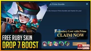 Free Ruby Skin | Åmazon Drop 7 Mobile Legends