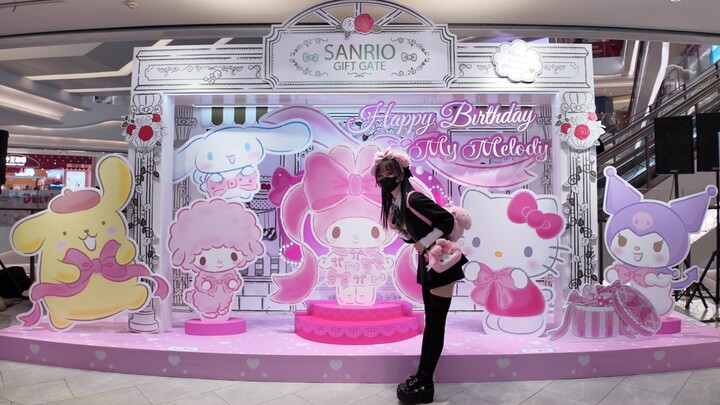 Melody said nothing, just posing