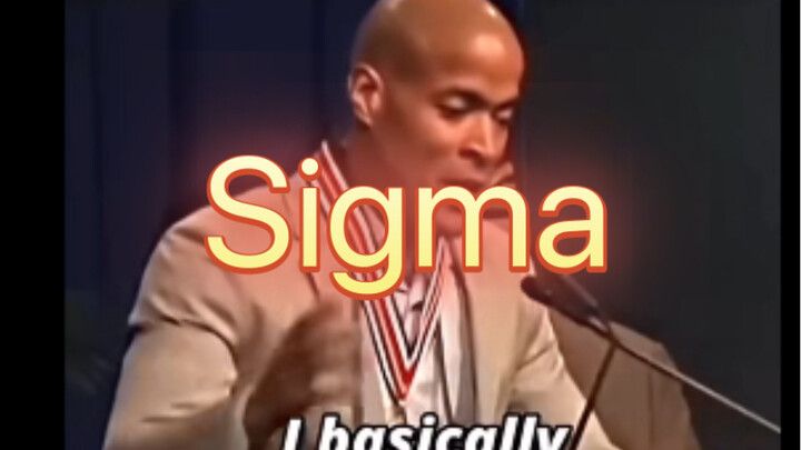 رجل سيغما يتحدث