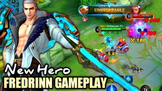 NEW HERO FREDRINN GAMEPLAY |  THE NEW META TANK/FIGHTER ~ MLBB