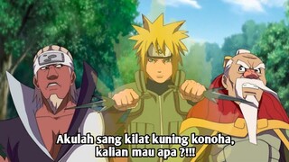 Flashback Saat Minato Memenangkan Perang Dunia Shinobi Ke 3 Sendirian - Minato Vs Raikage Dan Onoki!