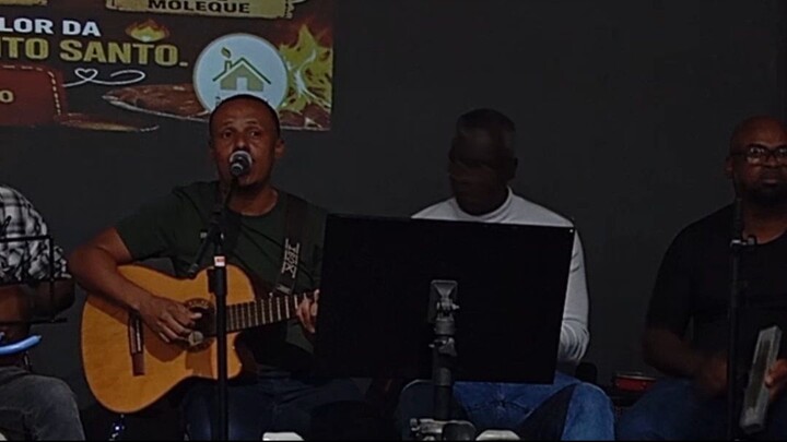 FOI POR CAUSA DELE - Pagode Gospel (Ensaio) 🙏🔥 | Song God #Shorts