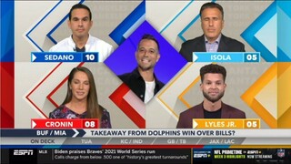 [Full] Around The Horn | Miami Dolphins late defensive stands led to comeback win vs. Buffalo Bills