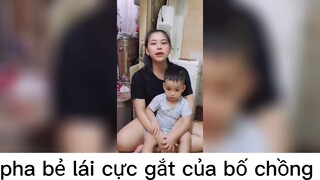 pha bẻ lái cực gắt của bố chồng :)) #meme