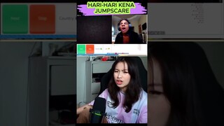 ADEL KENA JUMPSCARE LUCU BANGET KALO LAGI KAGET #ytshorts #reaction  #viral #adeline #mobilelegends