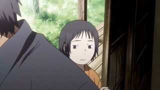 A girl's eyes were infested by insects and her entire eyeballs fell off. Mushishi: A Feast for the E