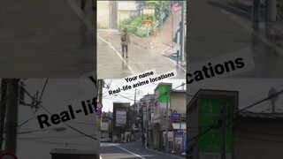 Your Name the movie, real-life anime locations