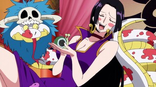 Sweet! Luffy and Boa Hancock are so sweet. It would be hard to end the relationship without having a
