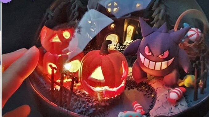 ดินเหนียวเบาพิเศษ Gengar Poké Ball เจ้าอ้วนสีม่วงสุดน่ารักออนไลน์แล้ว! ! ! ฉันชอบคอลเลกชันของ Purple