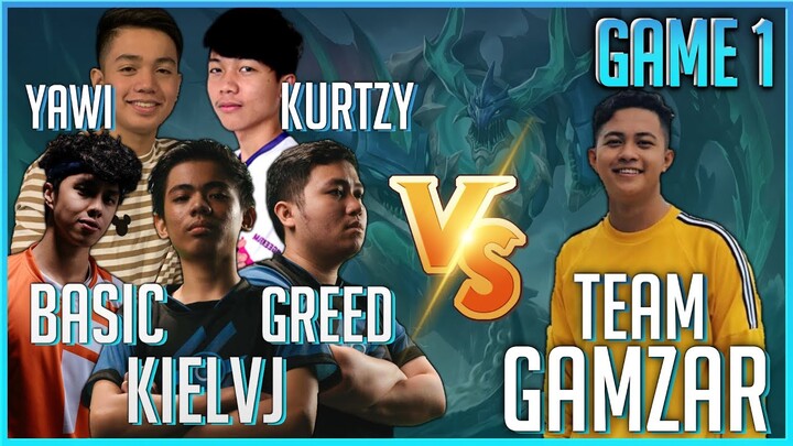 GAME1 - KIELVJ USING THAMUZ WITH GREED BASIC YAWI AND KURTZY VS TEAM GAMZAR