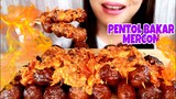 ASMR PENTOL BAKAR MERCON PEDAS MENJERIT | ASMR MUKBANG INDONESIA | EATING SOUNDS