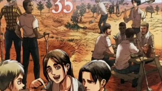 "Attack on Titan" Volume 35 Rekonstruksi Sampul setelah Gemuruh Bumi—"Bumi Baru"