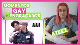 REAGINDO À MOMENTOS GAYS E ENGRAÇADOS DO ATEEZ