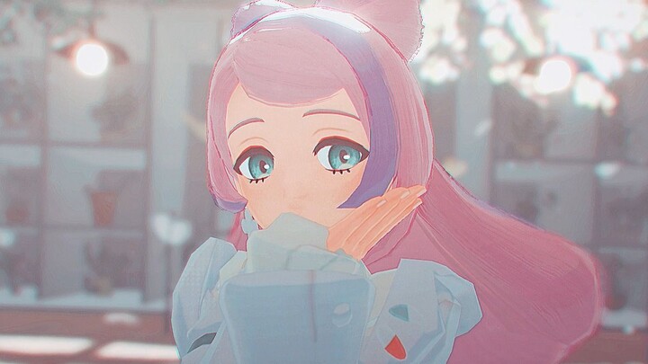 Mimosa-sensei is so cute! I’m so sorry! [Pokémon Vermillion MMD]