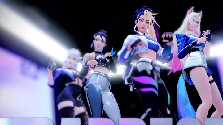 [4K/ LOL mobile game MMD/ scene pre-configuration] K/DA-THE BADDEST