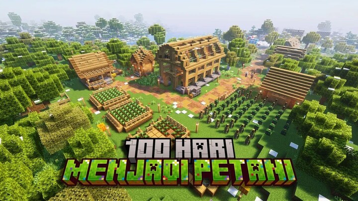100 HARI  PETANI DI MINECRAFT