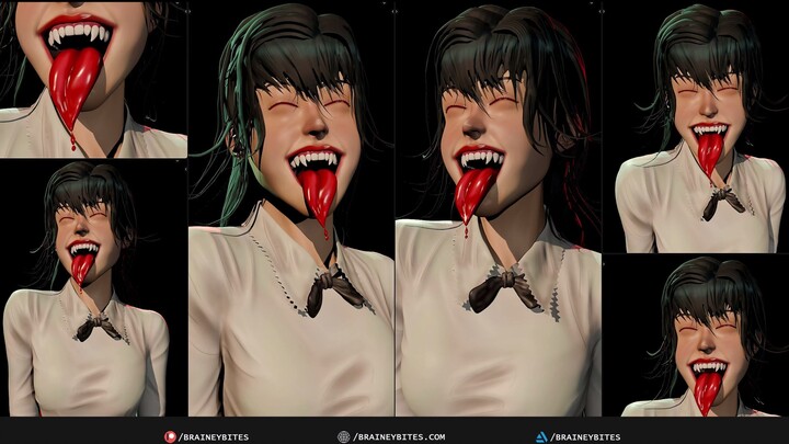 5 Hours of Female Character Sculpting in Blender Under 60 Seconds | #shorts