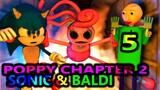 NEW Poppy Playtime Chapter 2 PART 5 VS SONIC & BALDI! Minecraft Animation Monster Movie Story