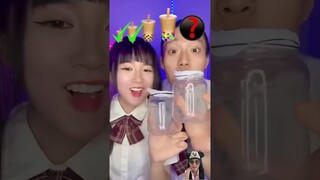Mukbang Boba Super Jumbo ⁉️ #mukbang #boba #funny #foodies