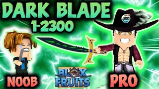 Noob to Max Lvl using DarkBlade in BloxFruits|Roblox