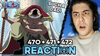 Whitebeard is in DAD MODE! - One Piece | Episodes 470 - 472 Reaction