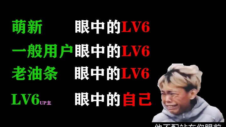 B站LV6在不同类型用户眼中的现状