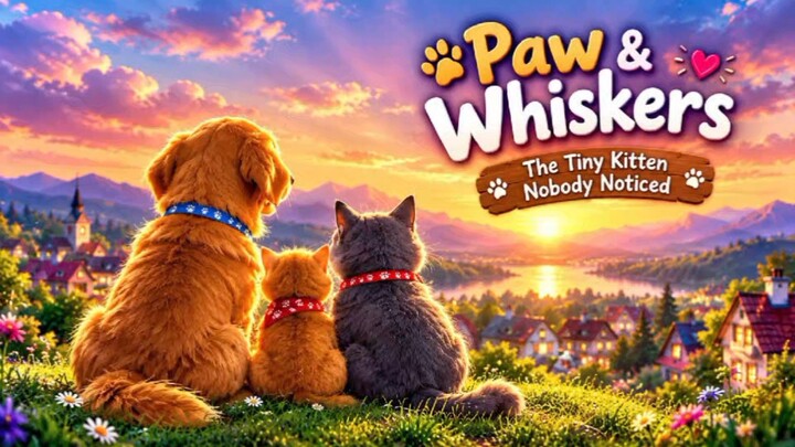 The Tiny Kitten Nobody Noticed l Eps-1l Paw & Whiskers l Buddy & Luna Helping Story