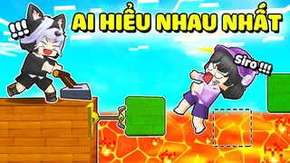 Noob Ruby Và Siro Ai Sẽ Là NGƯỜI HIỂU NHAU NHẤT ? Parkour Cặp Đôi Mini World Siêu Bất Ổn !