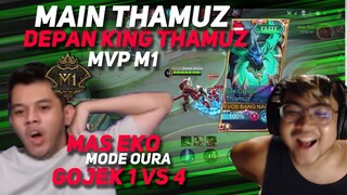 SENGAJA MAIN THAMUZ DEPAN KING THAMUZ @Oura Gaming SANG JUARA DAN MVP M1 SMPE KERINGET DINGIN GW COK